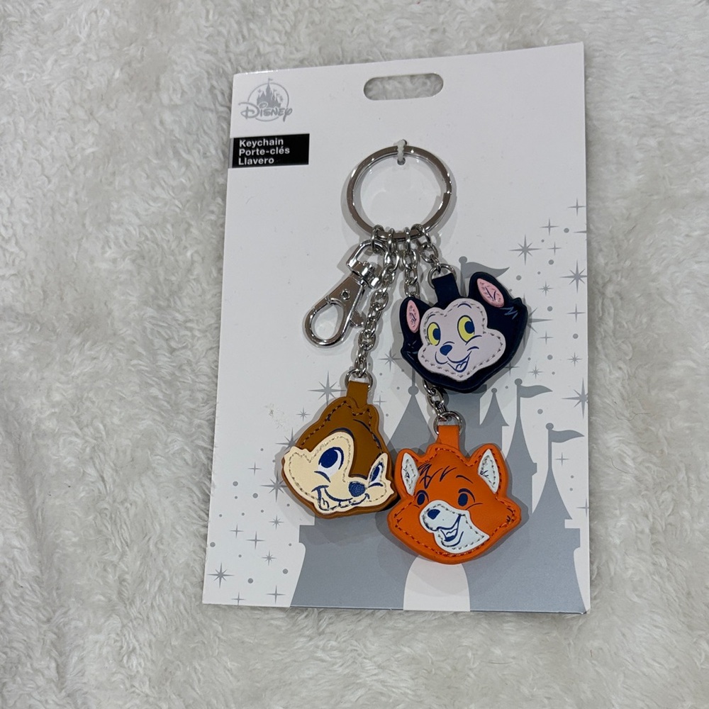 Disney Parks Keychain Set - Critters Figaro Chip Todd
